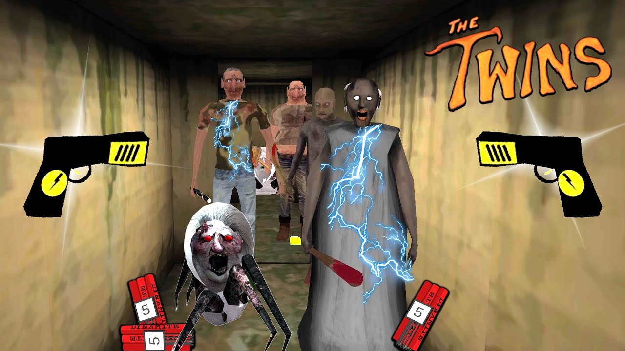 Using Stun Gun in The Twins Remake Sewer Escape Full Gameplay