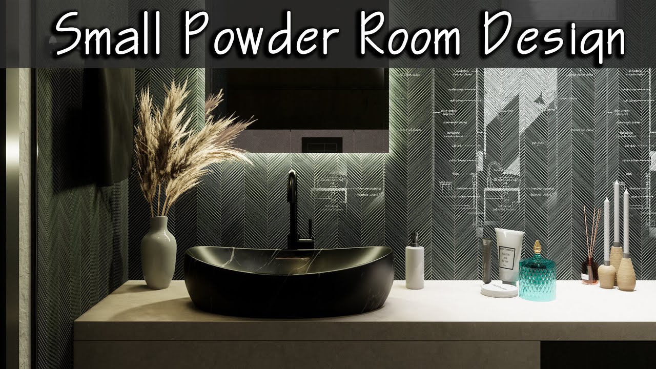 Powder Room Design | Minimalist Small Room #design #art #architecture