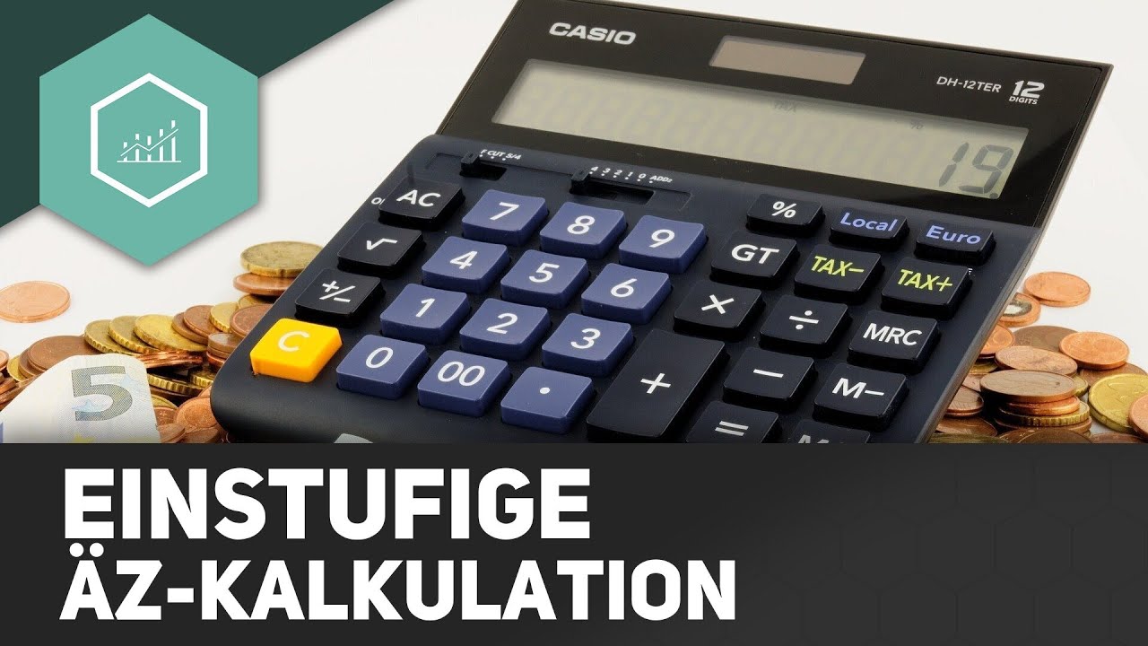 Die einstufige Äquivalenzziffernkalkulation (mit einer Ziffernreihe)