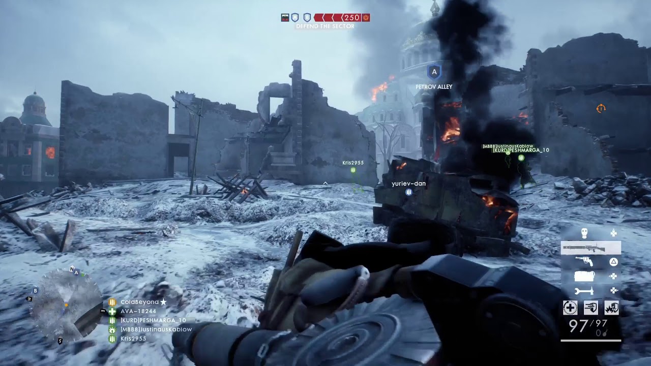 40 kills with Lewis Gun Suppressive in Tsaritsyn - Battlefield 1
