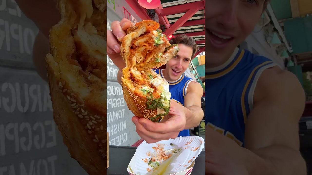 Eating random strangers FAVORITE FOODS for a day