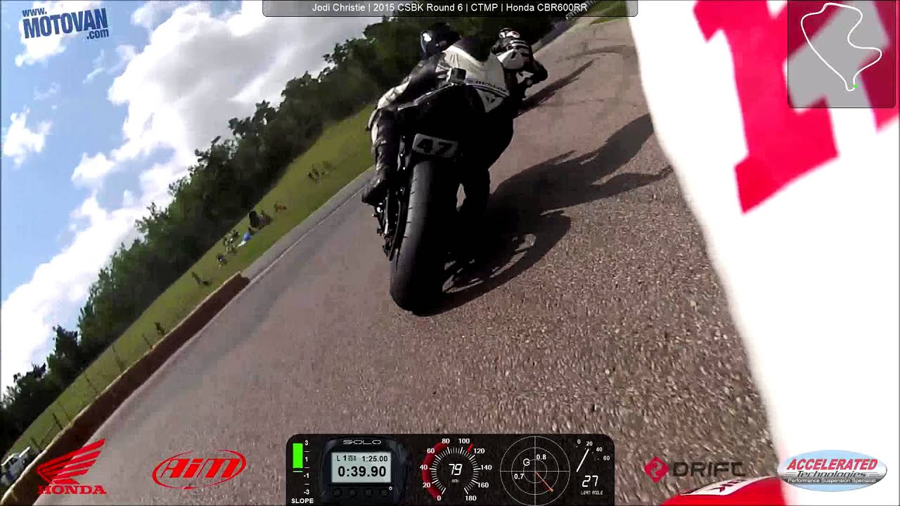 Jodi Christie 2015 CSBK Canadian Tire Motorsport Park Round 6 Pro Sport Bike Race