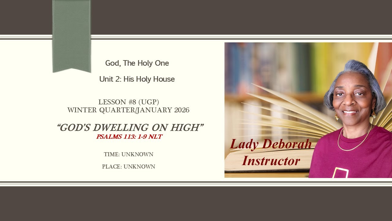 Bible Lesson #8: 