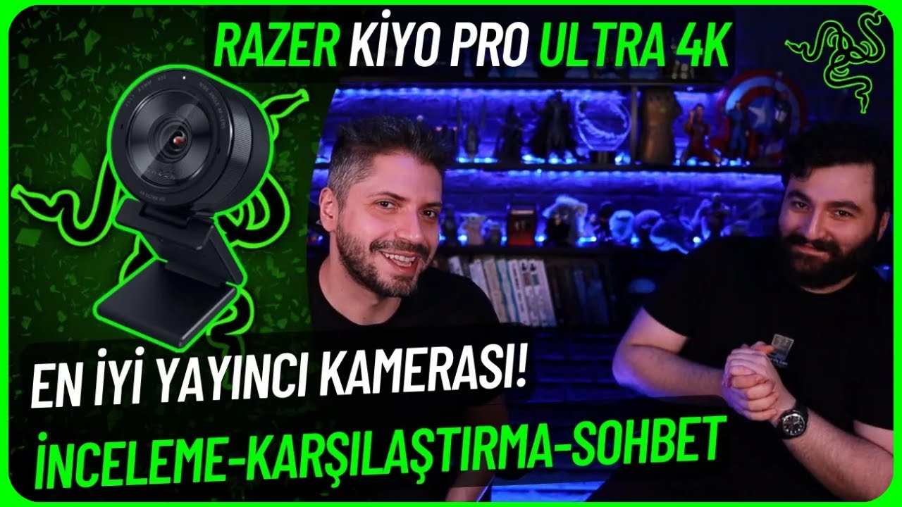 YAYINCI KAMERASI KARŞILAŞTIRMASI (RAZER Kiyo Pro Ultra vs Canon M200 vs Logitech Brio) w/ @ErenAktan