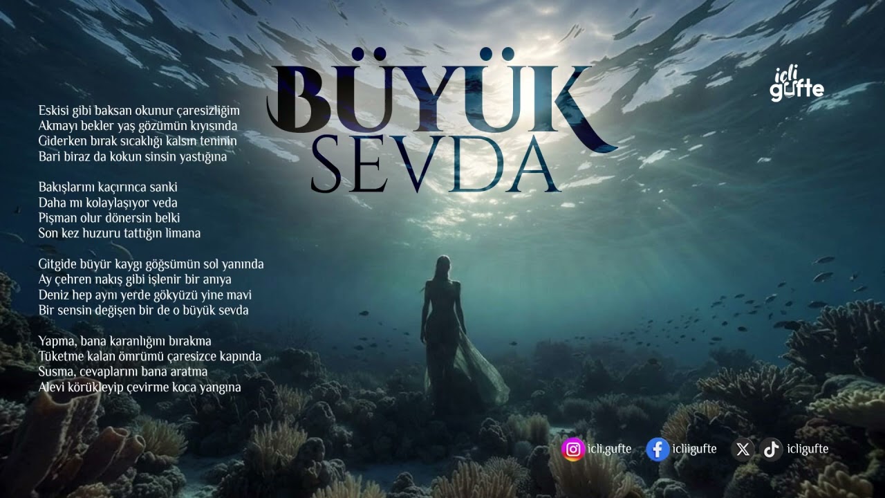 İçli Güfte – Büyük Sevda | Ay çehren nakış gibi işlenir bir anıya
