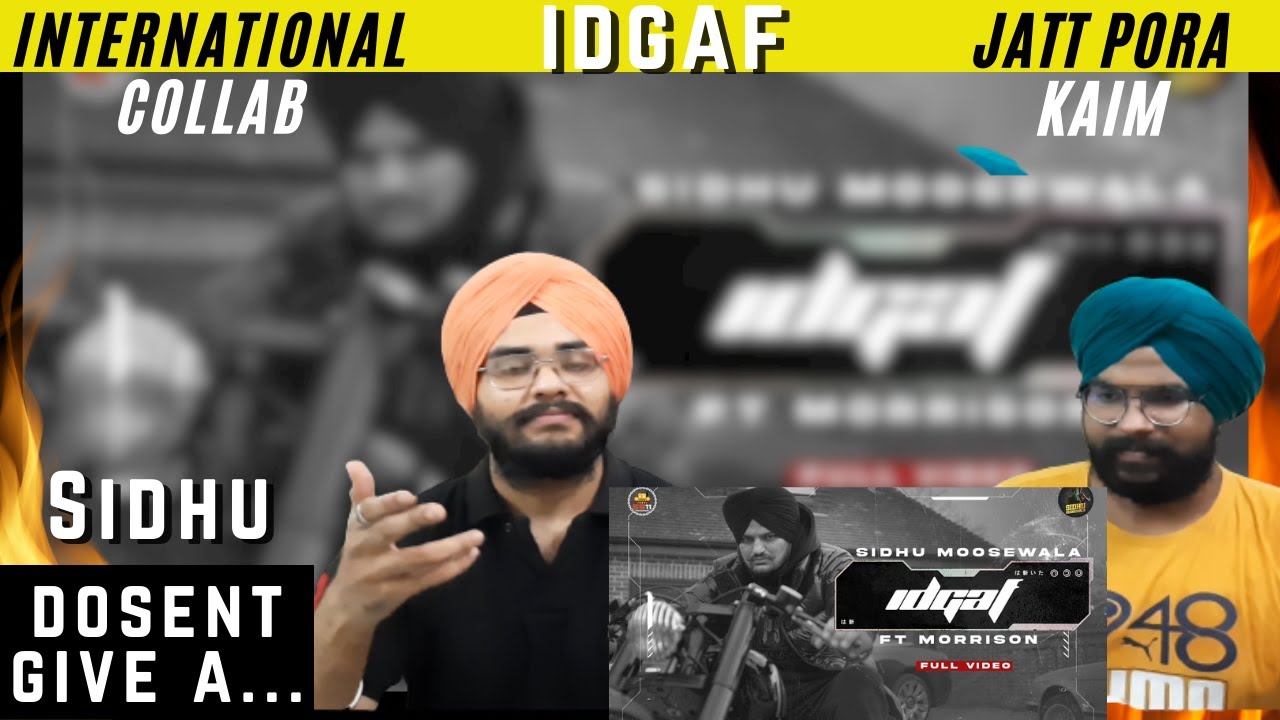 IDGAF | Sidhu Moose Wala | Moosetape | Reaction + Review | #tlu #tlufam #sidhumoosewala