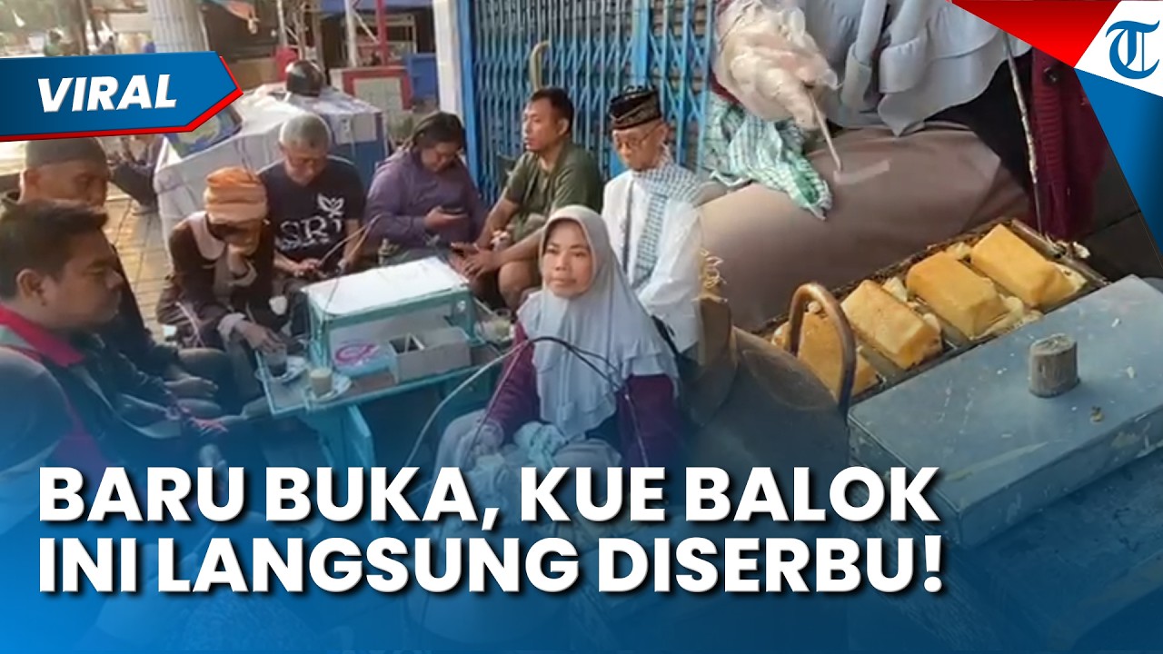 JAM 7 PAGI LUDES! Kue Balok Legendaris di Bogor Ini Diburu Pembeli