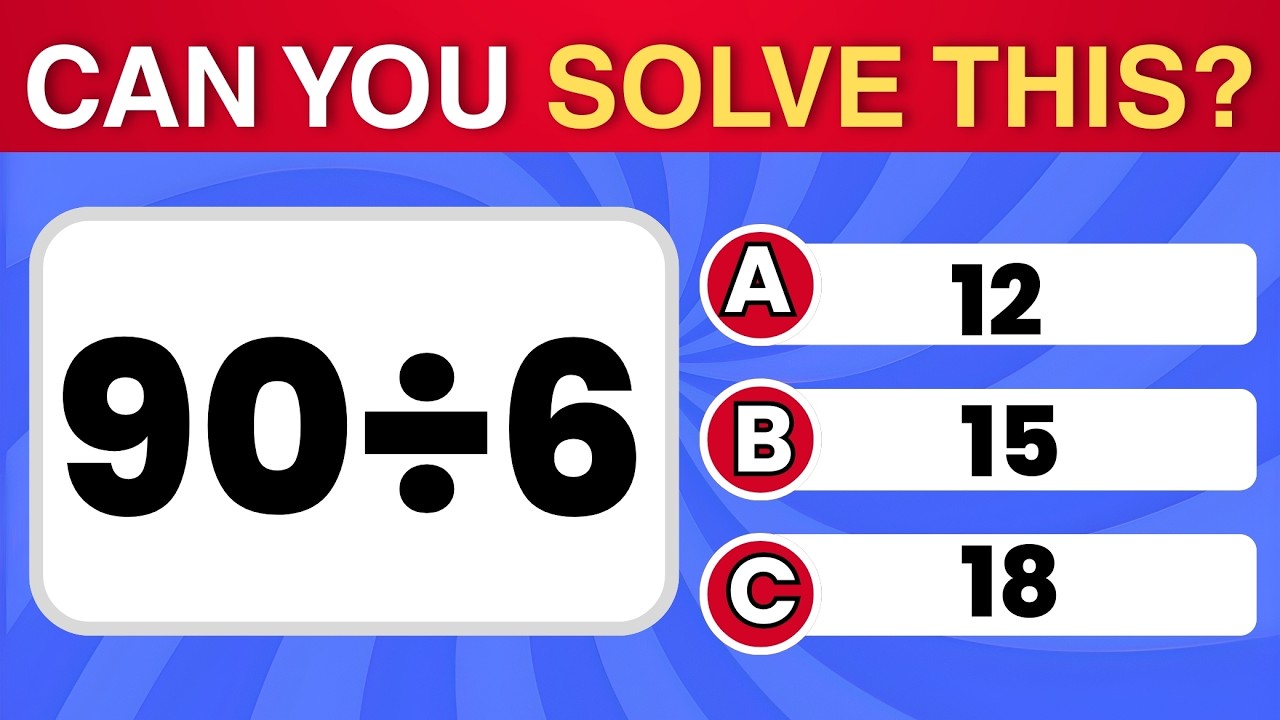 Only Geniuses Can Pass This Maths Quiz! 🤯✖️| ➗✖️🧠 | Easy, Medium, Hard | Ch no 2