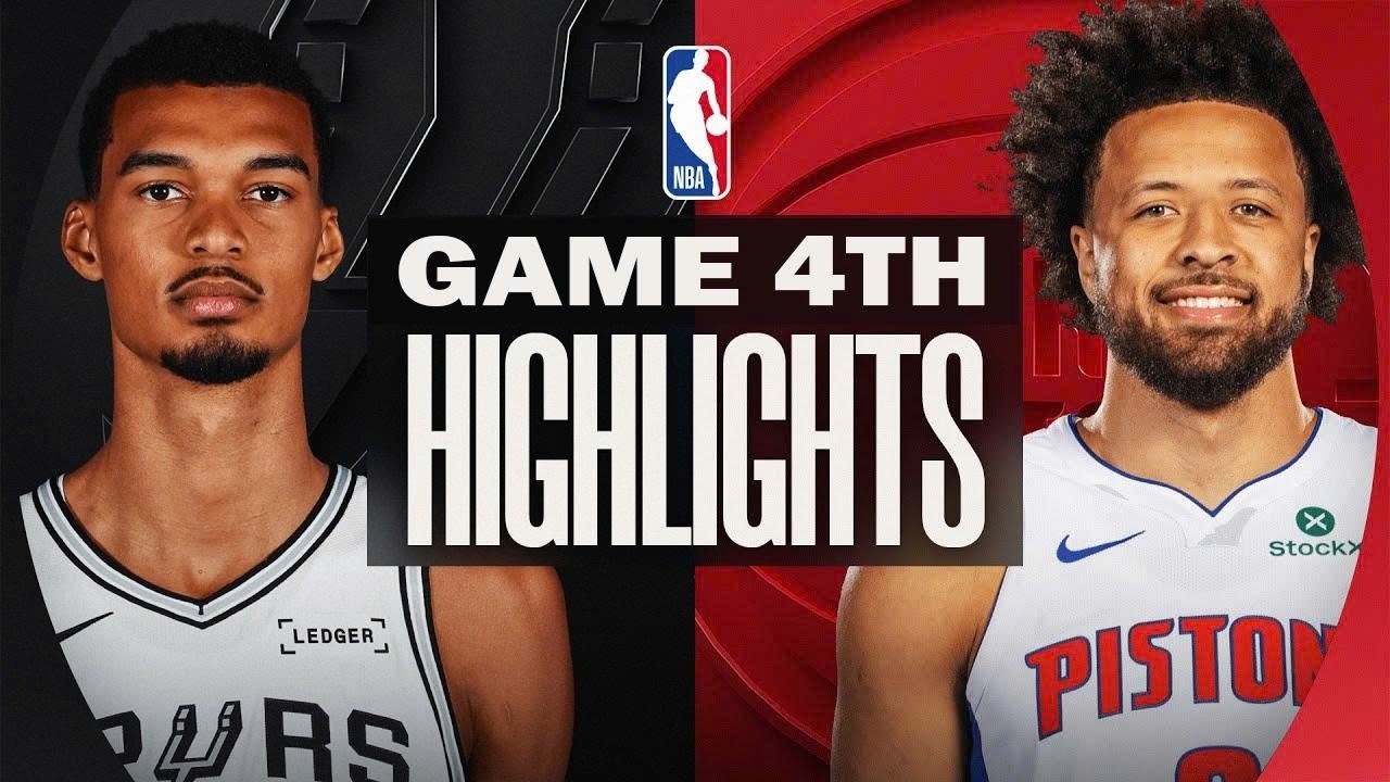 Detroit Pistons vs San Antonio Spurs Game 4TH Highlights - Feb 23.2026 | NBA