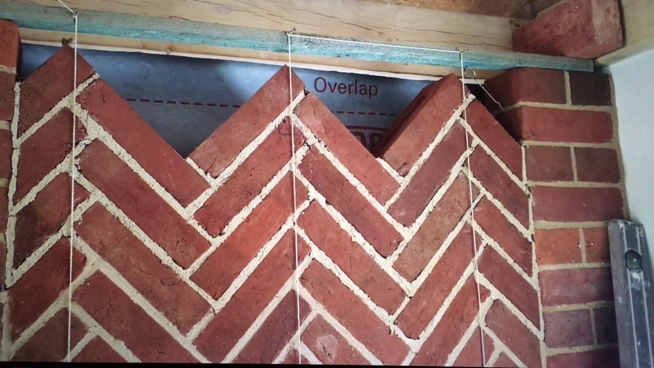 the fine art of brickwork - Herringbone Panel