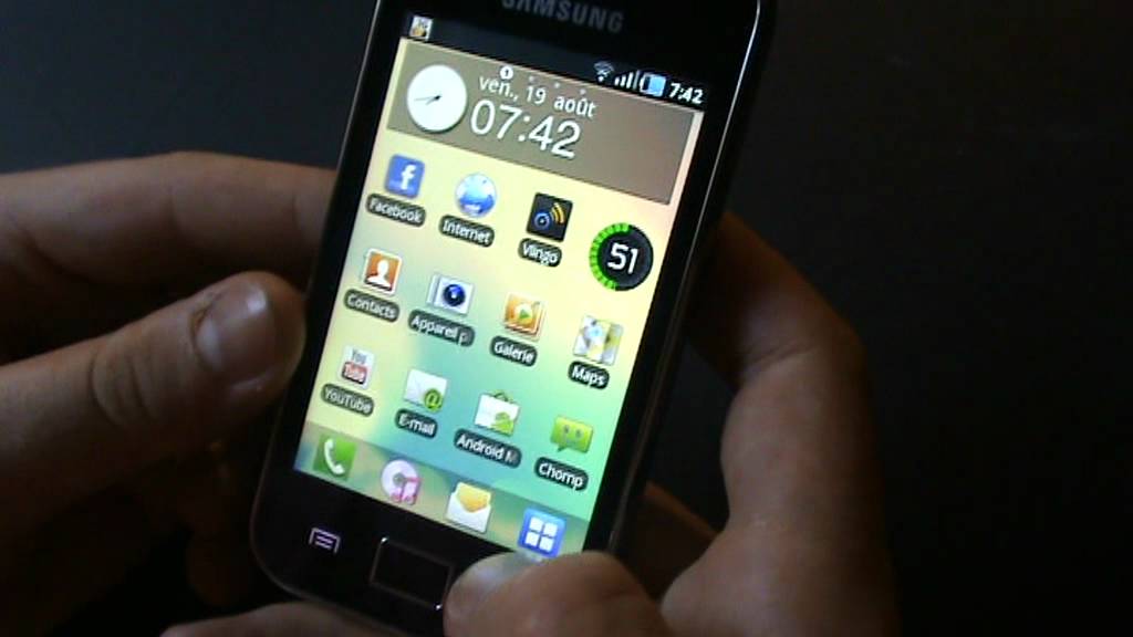 Test du Samsung Galaxy Ace