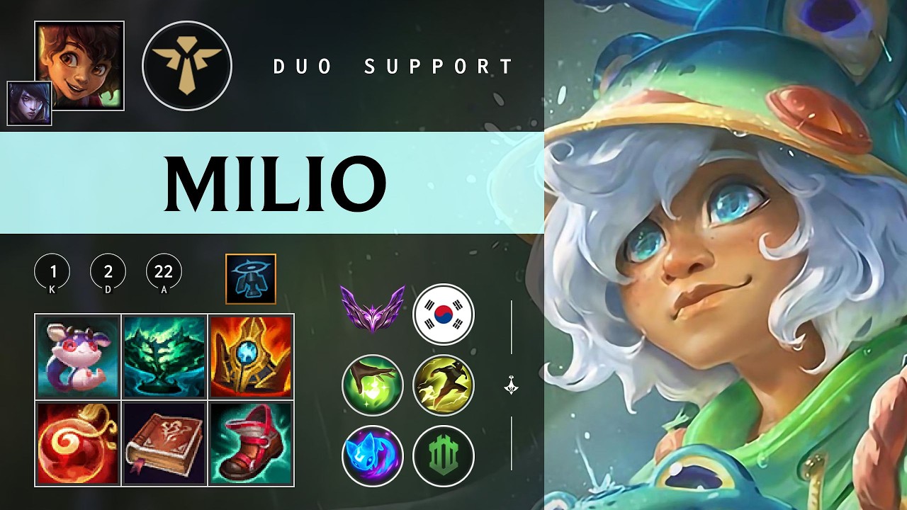 Milio Support vs Leona - KR Master Patch 26.04
