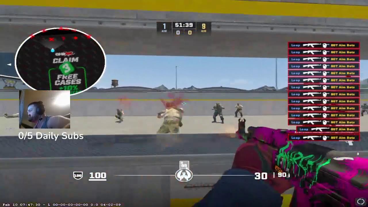 esea main match 2 minute delay