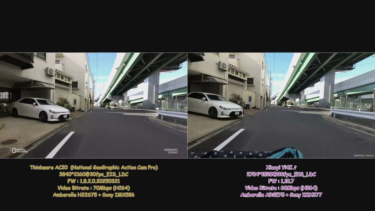 Thinkware AC20 /Xiaoyi Yi4K