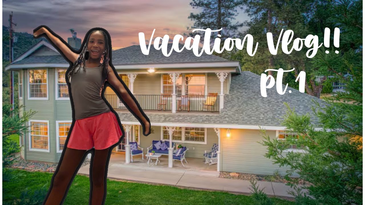 Vacation to Bass lake vlog!!!! 🐻🌲✨🎀 PT.1 #grwm #vlog #vacation 