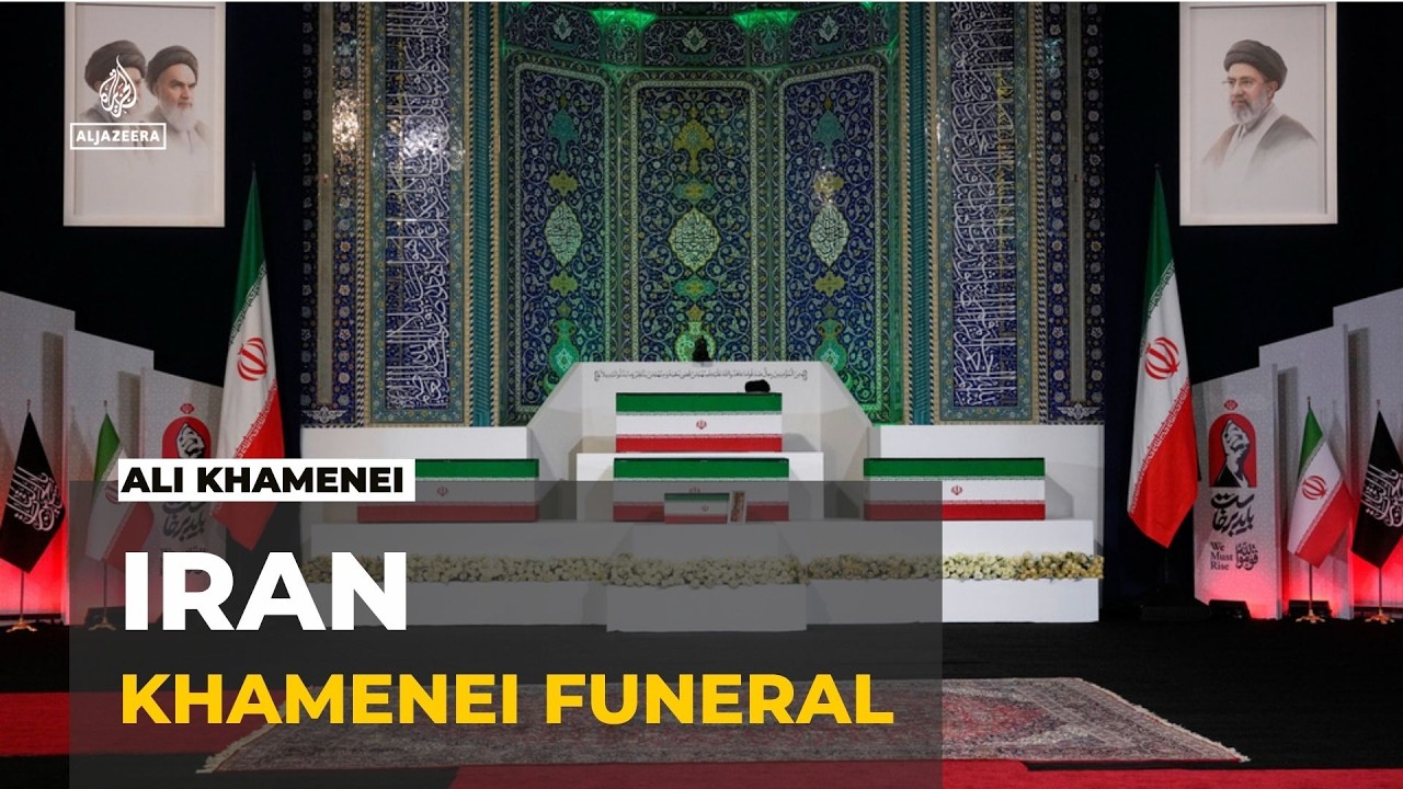 Funeral of Iran's late supreme leader: Coffin of Ayatollah Ali Khamenei on display in Tehran
