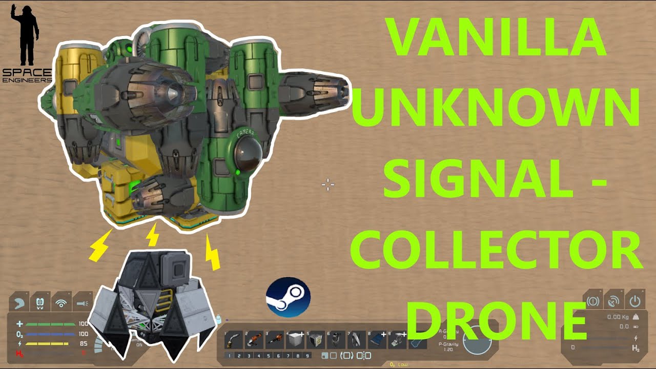 Учебное пособие по поиску неизвестного сигнала на дроне Vanilla — Space Engineers