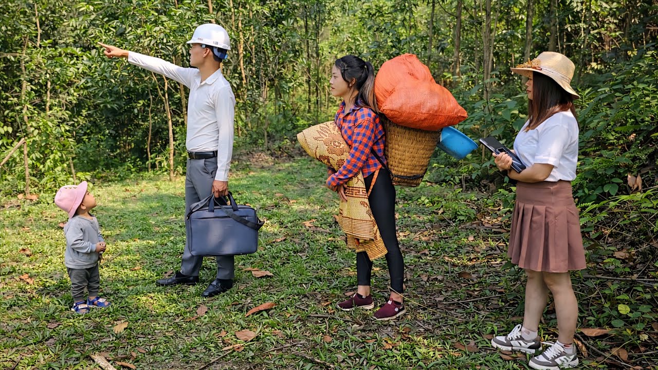 The single woman was safely transported to her new residence by the CEO.