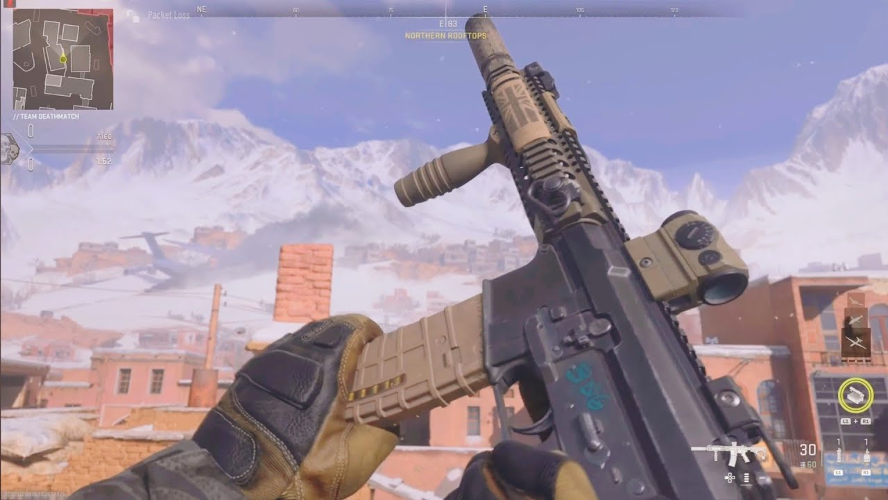 Call of Duty Modern Warfare 2: M4 Online Multiplayer Gameplay