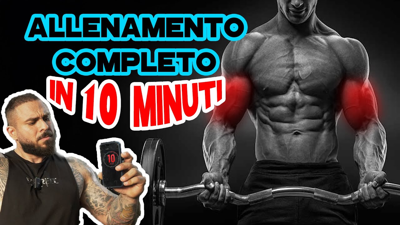 Allenamento Bicipiti in soli 10 minuti - No cut -