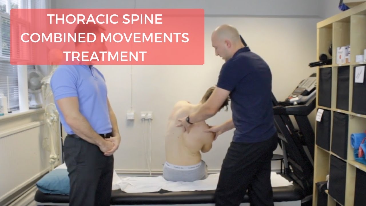 Thoracic spine combined movement stretches