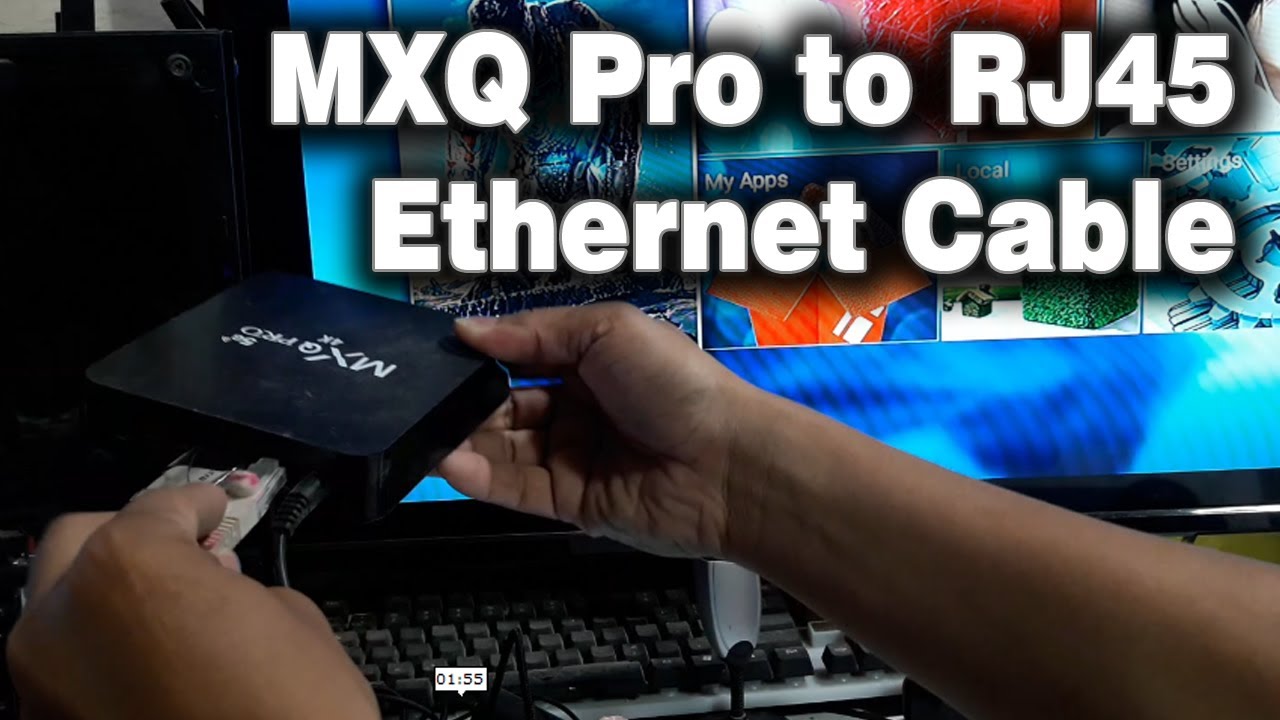 How to Connect MXQ Pro 4k To RJ45 or Ethernet Cable