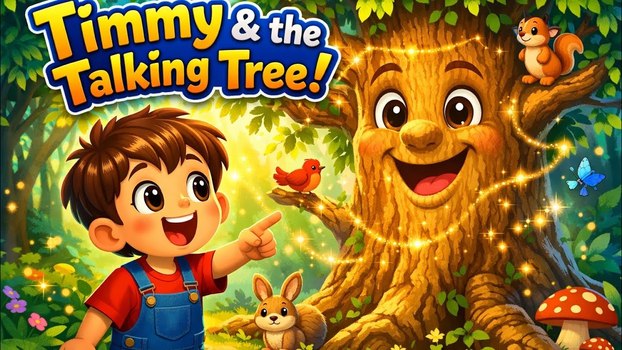 Timmy and the Talking Tree | Short Moral Story for Kids #shortstoryforkids #kidsstories 