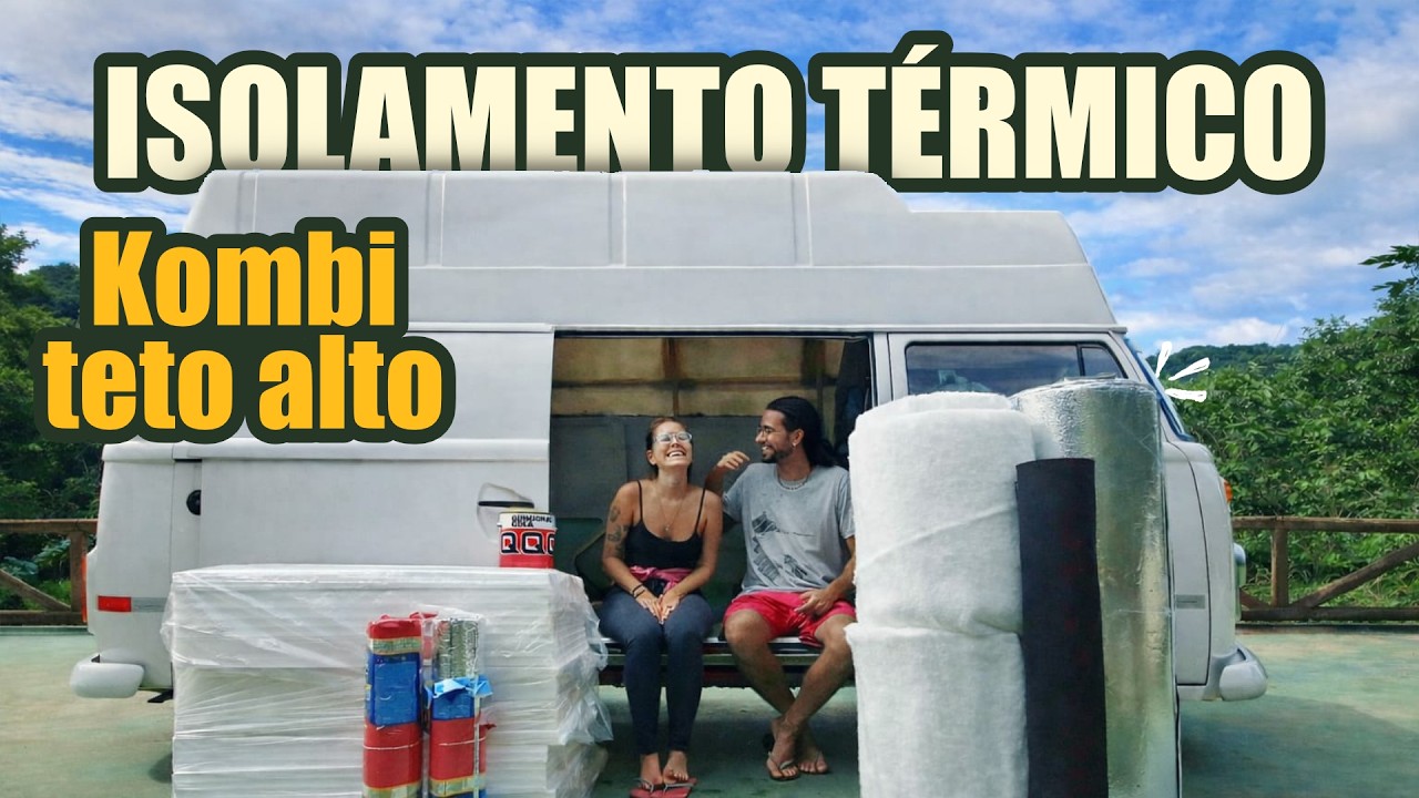 ISOLAMENTO TÉRMICO e acústico COMPLETO | Kombihome TETO ALTO de fibra - passo a passo | Ep. 003