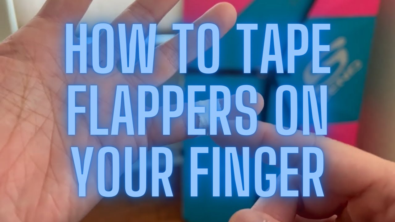 How to Tape Flappers on Your Finger for Rock Climbing
