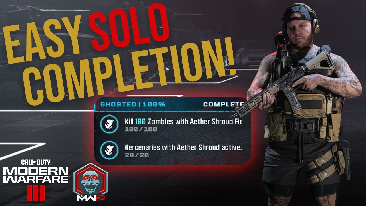 EASY Tier 2 Ghosted Mission Completion for Act 3 | Call of Duty MW3 Zombies
