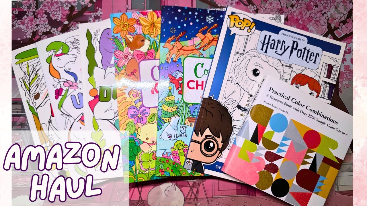 Coloring Books Haul | Amazon finds ❤️