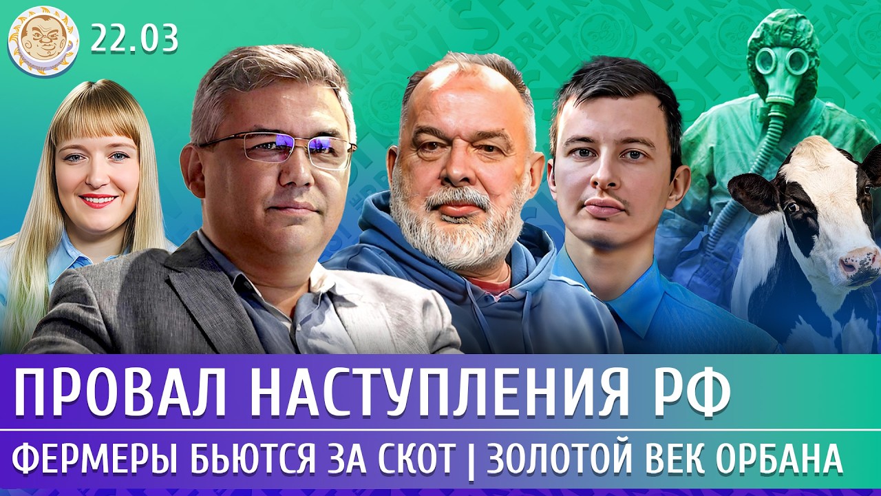 Провал наступления РФ, Фермеры бьются за скот, Золотой век Орбана. Галлямов, Шейтельман, Левиев
