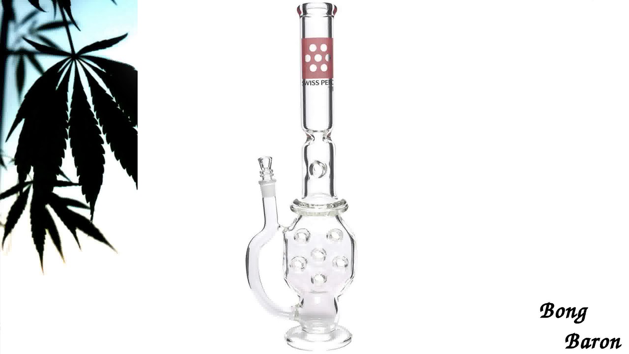 Pure Glass Swiss Perc 7mm Glass Bong - 19.5 I