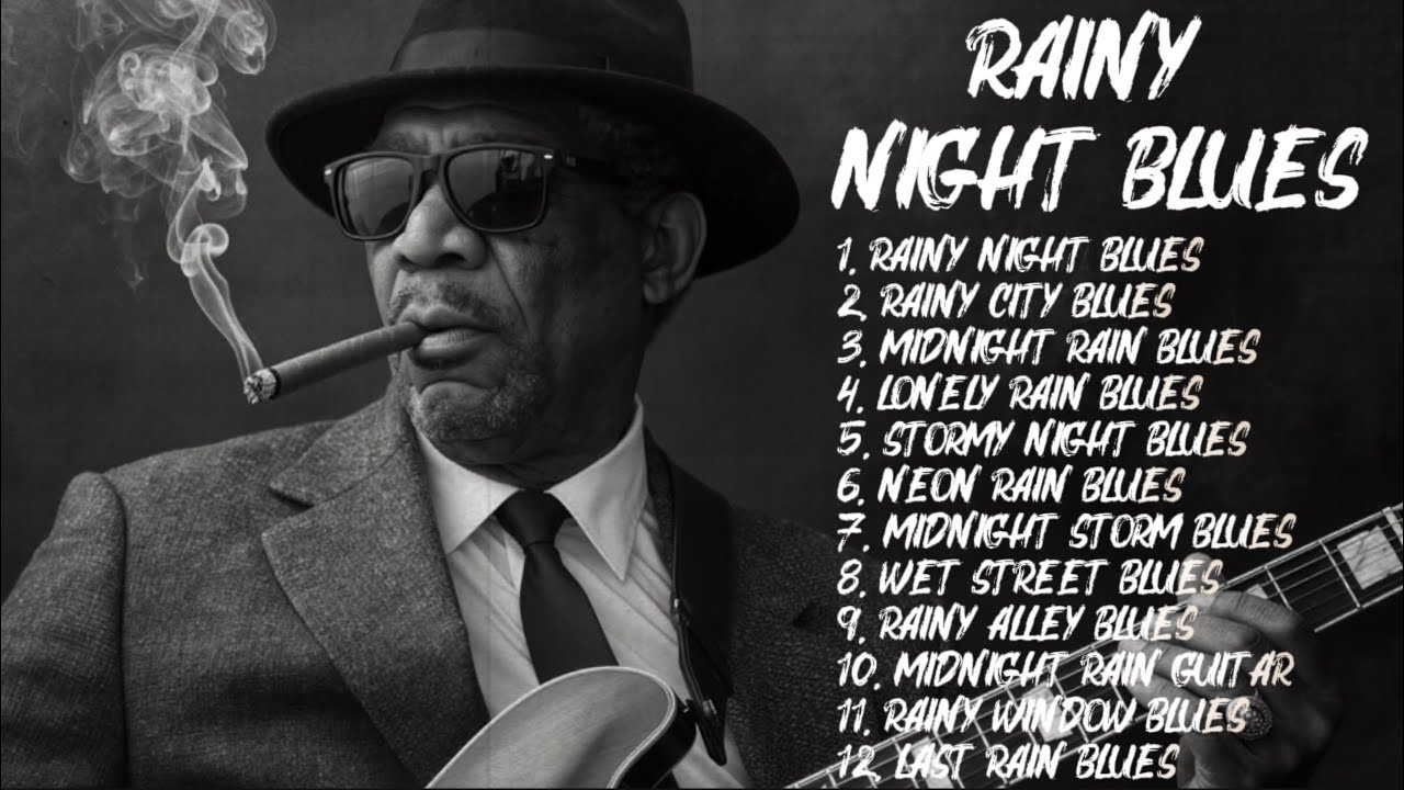Rainy Night Blues – Slow Chicago Blues Guitar for Late Night Relax
