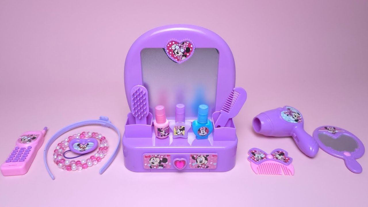 Disney Minnie Mouse Beauty Set Satisfying with Unboxing Toys Collection ASMR #933