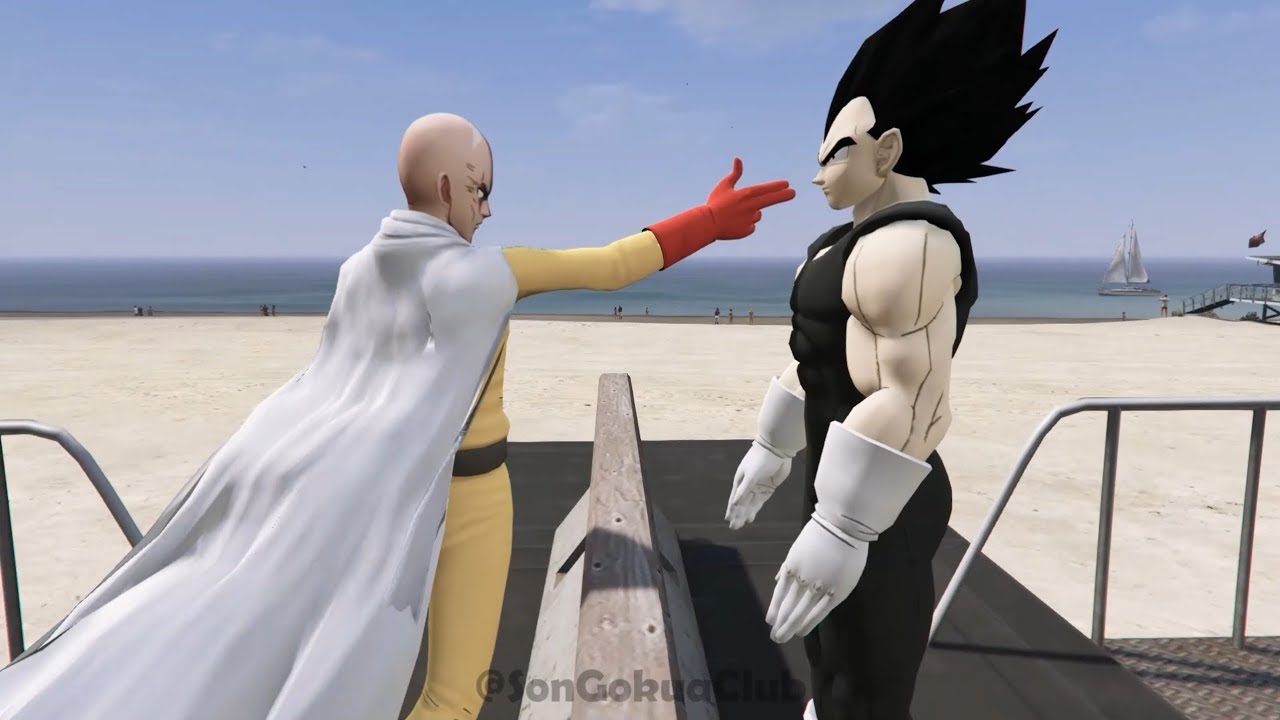 Saitama VS Goku -Slap Battle 🥶 