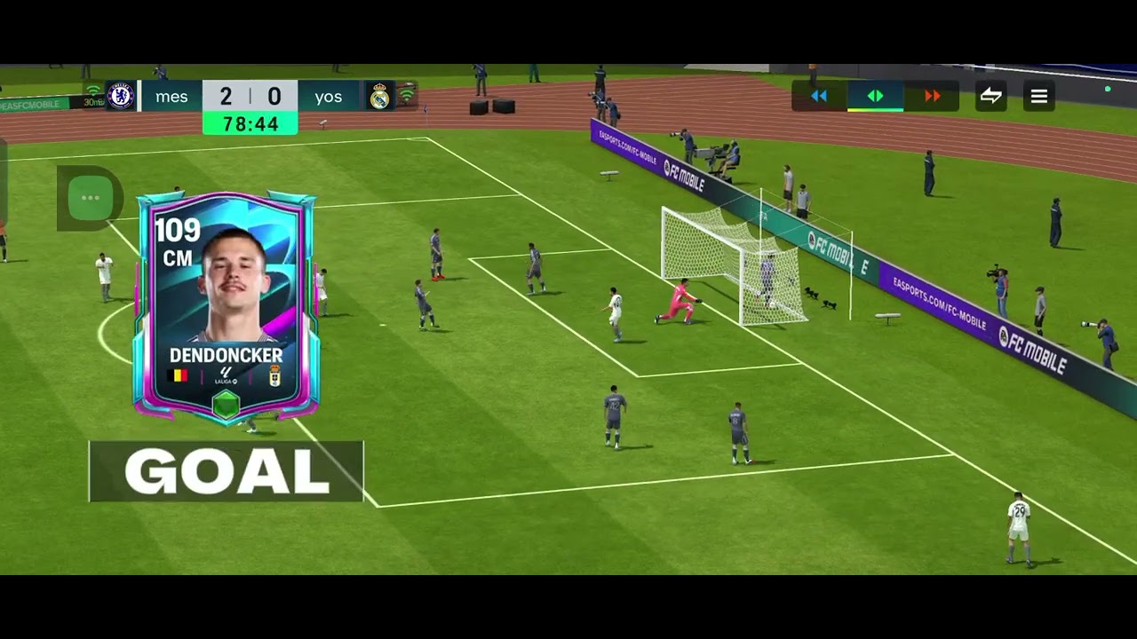FC Mobile Head To Head Match 3-0 goal chelseavsrealmadrid #Ronaldo#messi#halland