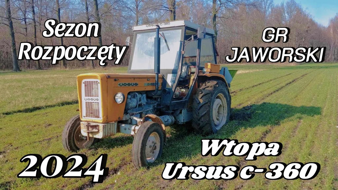 Sezon 2024 rozpoczęty😀💪 Akcja nawozy c-360 w akcji😄 wtopa GR JAWORSKI💪🚜