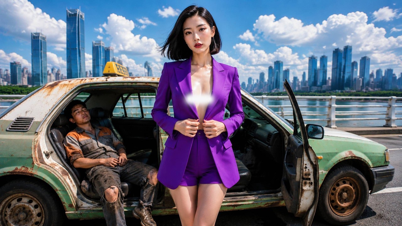 Sopir miskin menyelamatkan CEO seksi;setelah malam penuh gairah mobil,ia sadar dia teman tunangannya