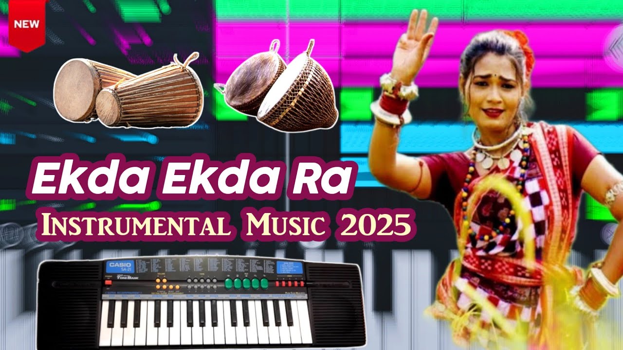 Ekda Ekda Ra 🎧🎹 Sambalpuri Instrumental Music Dj 2025  🥁 Dance Mix