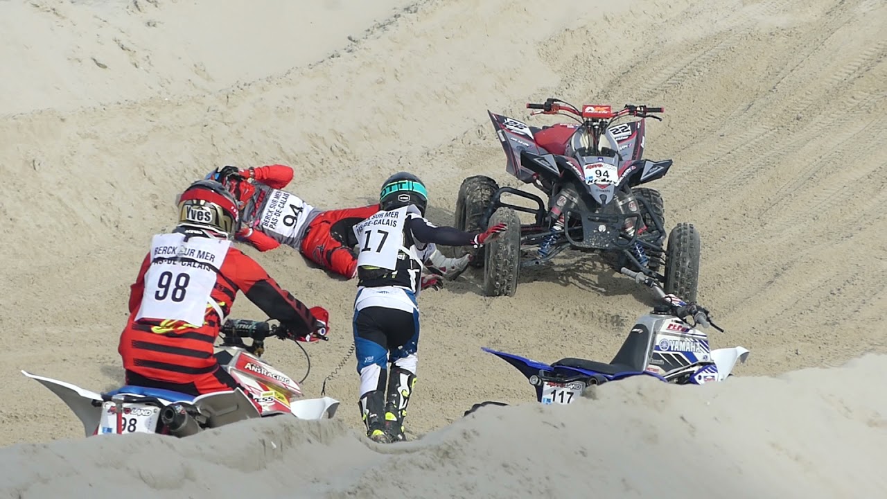 chute du numero 94  Quad beach cross 2021 berck