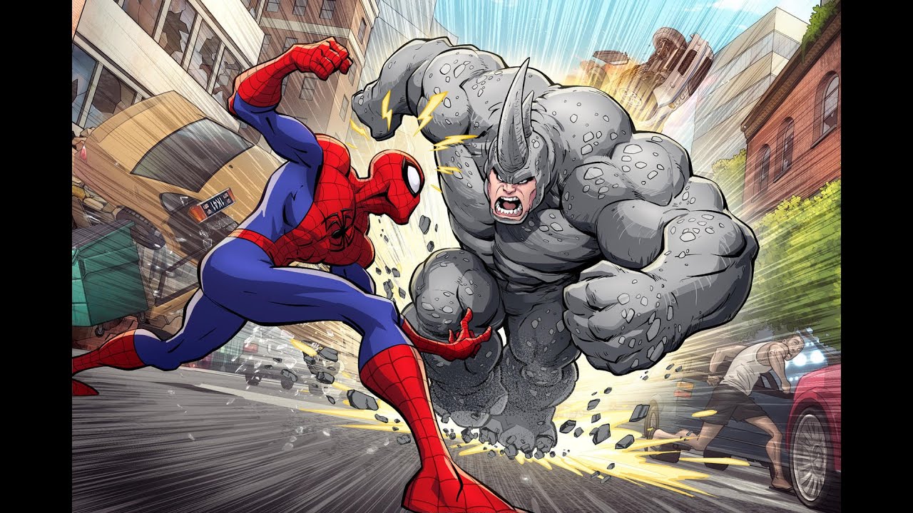Marvel Champions - Spiderman Vs. Rhino (TTS)
