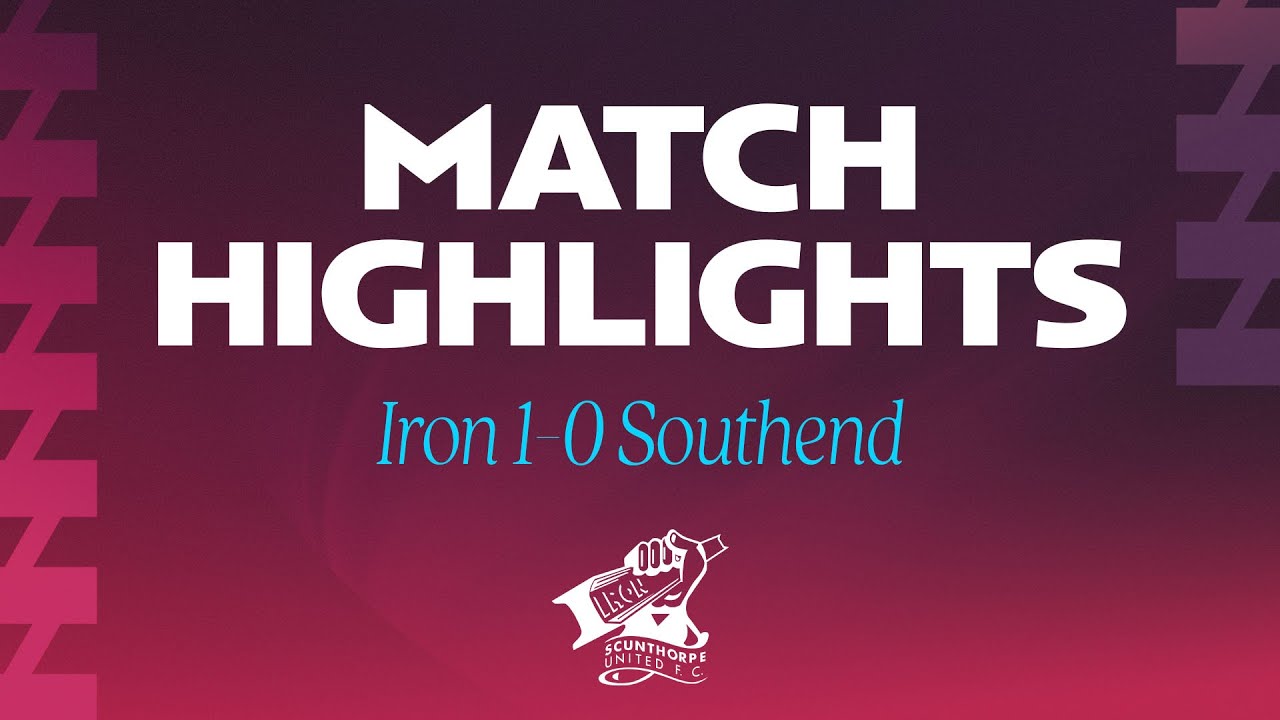 📺 MATCH ACTION: Iron 1-0 Southend United