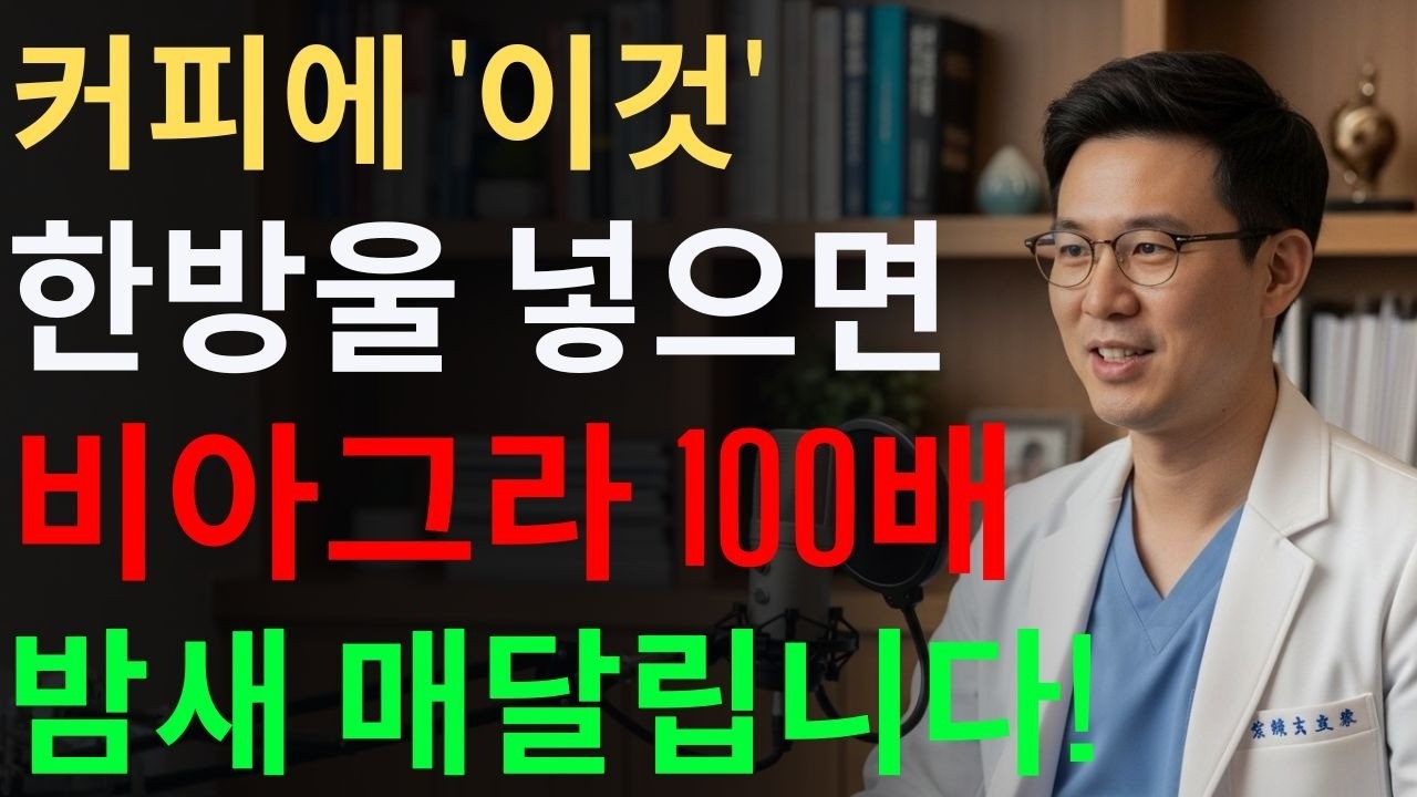 비아그라 없이도 밤새도록 강해지는 방법! 커피에 이것만 추가하세요, 밤새도록 지칠 줄 모르는 활력을 얻게 됩니다! #노후지혜 #남성건강 #성건강