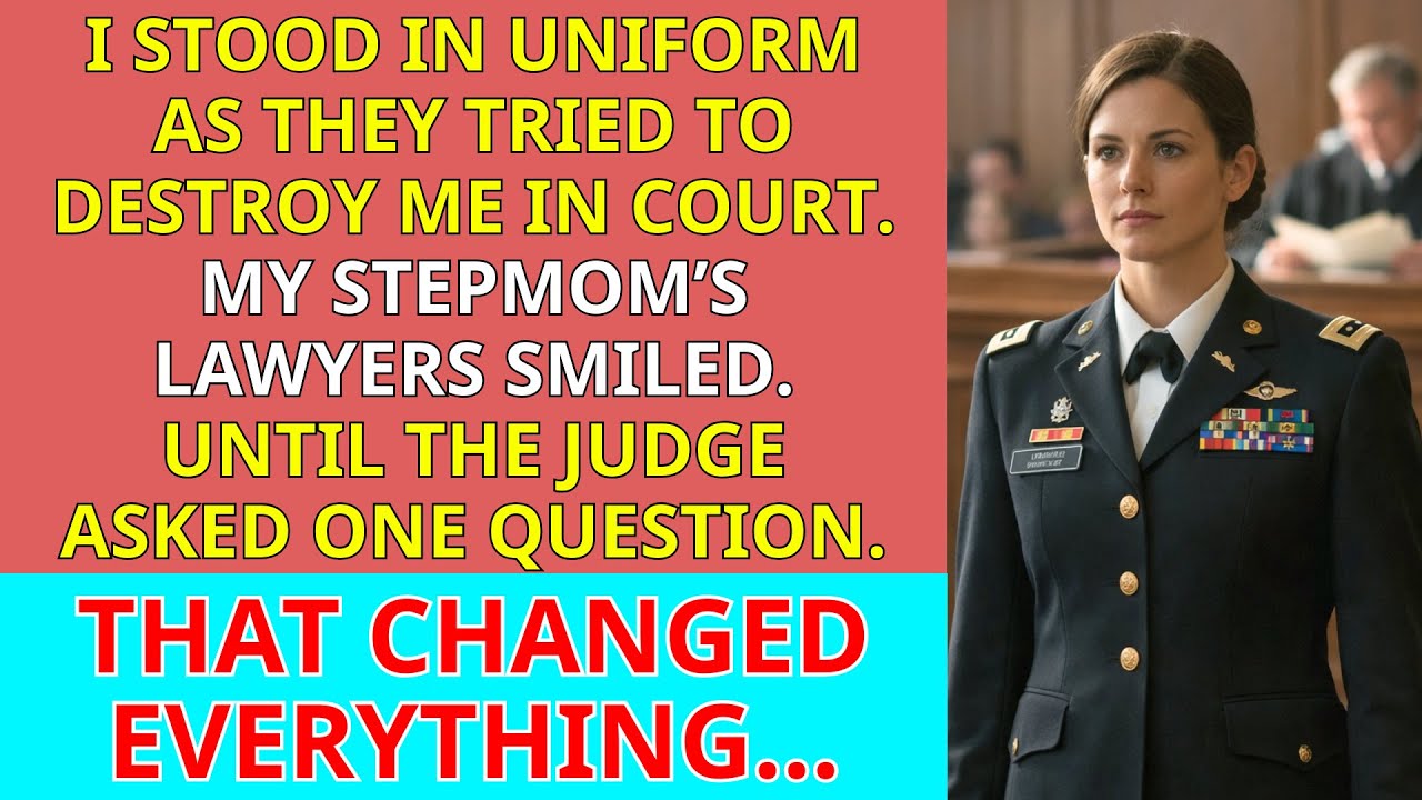 My Stepmom Hired Lawyers to Sabotage My Military Career in Public—Until the Judge Asked Who I Was.