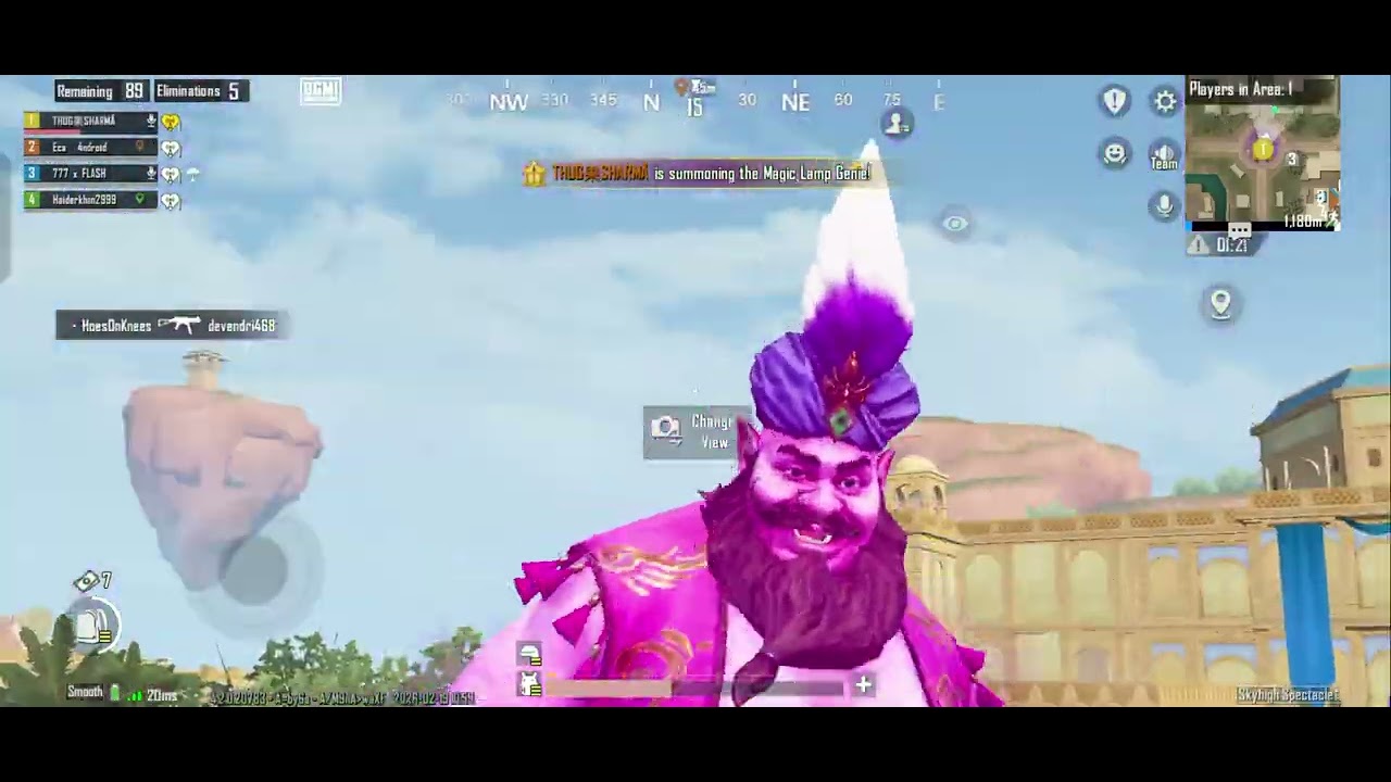 Gameplay in realme gt 7.                                               #realme7#bgmi #viral #gaming 