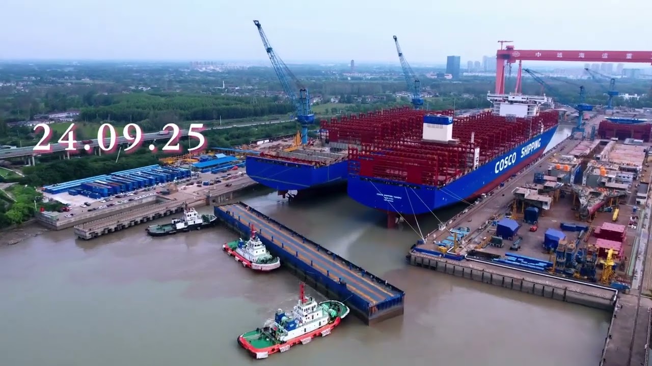 China&rsquo;s First 16,000 TEU Methanol-Dual Fuel Container Ship Officially Named 🎉
