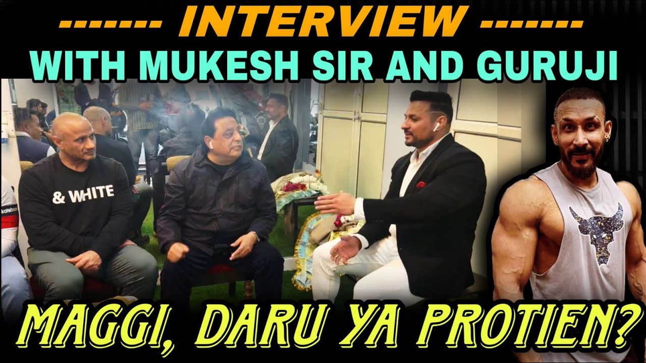 DAMAKEDAR INTERVIEW// MU￼KESH GAHLOT AND DHAWAN GURUJI K SATH
