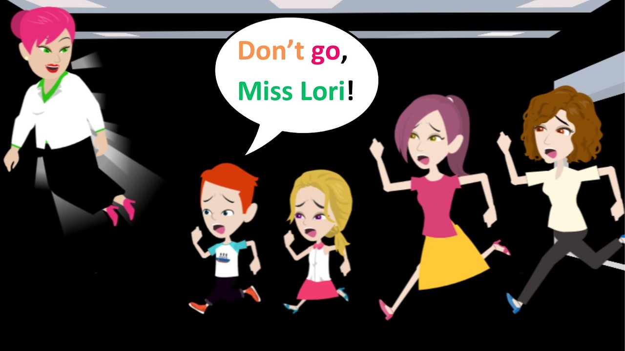 A day to say goodbye to Miss Lori - Funny Cartoon Story - Lucas English
