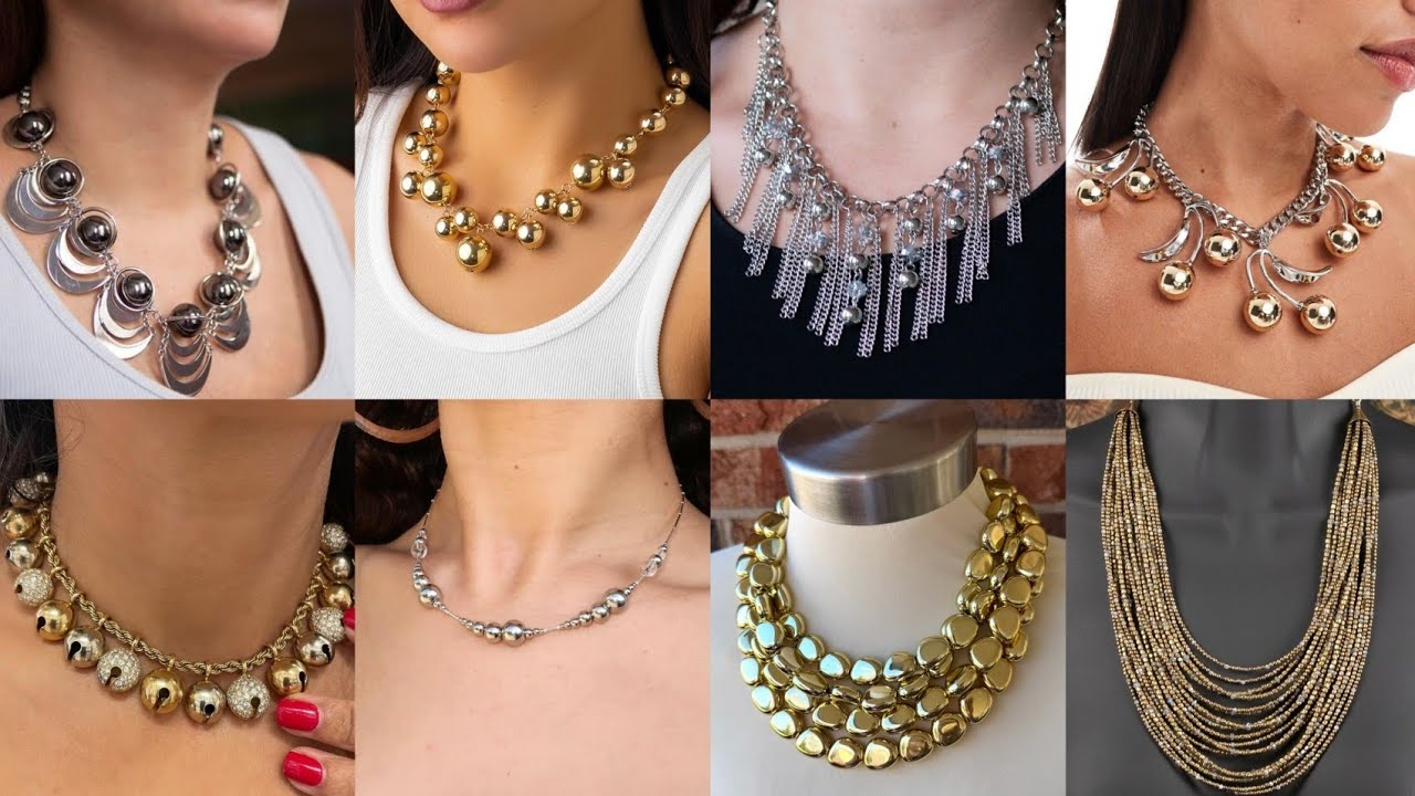 Luxury🤩 Metal Bead Statement Necklaces – Bold & Trendsetting Designs 2026